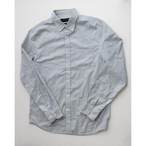 Banana Republic Men’s Striped Button-Down Shirt M